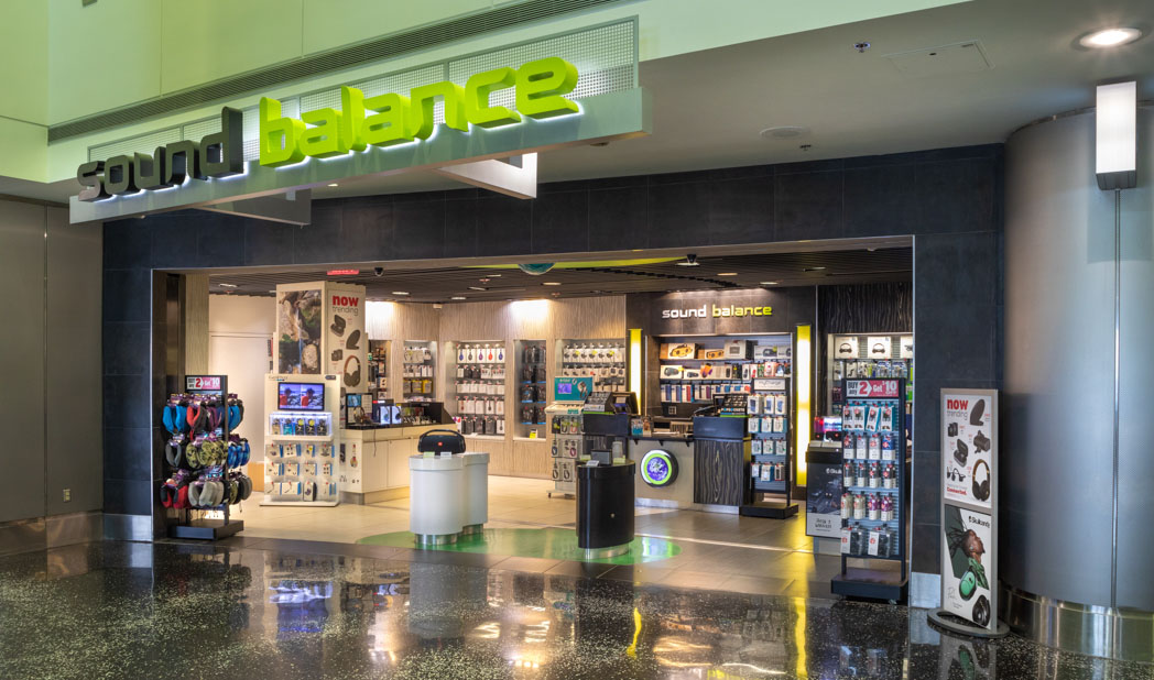sound balance mia shops · miami international airport (mia)